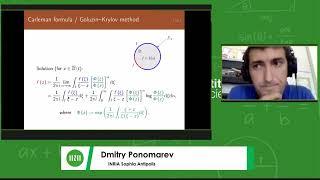 Dr. Dmitry Ponomarev | On some results concerning approximation by analytic functions and their...