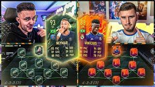 NEYMAR vs VINICIUS JR Squad Builder BATTLE ⭐️ FIFA 22 Headliner SBB vs IamTabak 