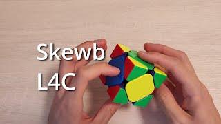 Skewb L4C algorithms and finger tricks