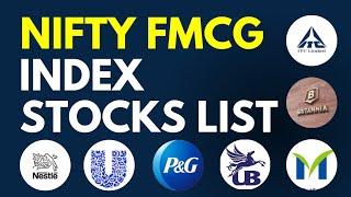 Nifty FMCG Stocks List 2023 | Nifty FMCG Company List 2023 | Nifty FMCG Index Shares Overview |