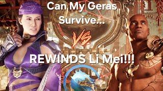 Can My Geras Survive The BEST Li Mei? Games vs REWIND. Mortal Kombat 1 Khaos Reigns