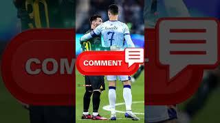 who is the goat in football messi or ronaldo️ #ronaldo #messi #goat #football #shortvideo