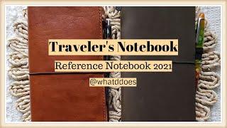 Traveler's Notebook Reference Notebook 2021