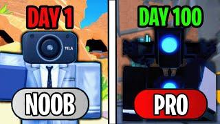 I went from Noob to Pro in TOILET TOWER DEFENSE!!...Roblox