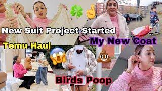 ️My New Coat Temu Haul ️Birds Pooped On Saab New Suit Project Started ..!