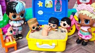 A HAND MADE OF SAND DRAGGED THE BABY AWAY dolls LOL surprise in kindergarten! #Dolls #cartoon