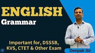 English Grammar | BY DEEPAK SIR | ADHYAYAN MANTRA ||