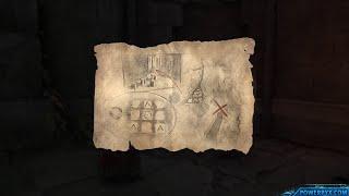Hogwarts Legacy - Cursed Tomb Treasure Side Quest Walkthrough (Mysterious Map Fragment Treasure)