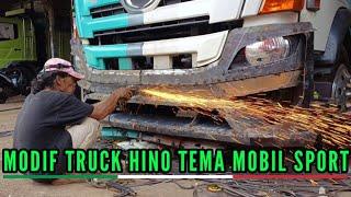 Proses Modif Truck Hino 500 Bagian Depan Dari NTT