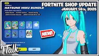 *NEW* HATSUNE MIKU IS IN FORTNITE! Fortnite Item Shop [January 14th, 2025] (Fortnite Chapter 6)