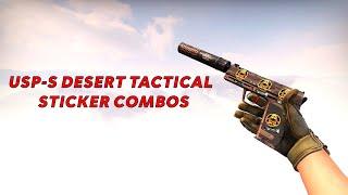 USP-S DESERT TACTICAL - STICKER COMBOS