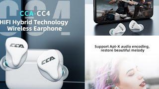 CCA CC4 TWS Wireless Earphone Debuts as the company's new wireless earbuds with good battery life