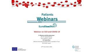 Patients Webinars - Webinar on SCD and COVID-19, Prof Mariane de Montalembert and Dr Noémi Roy