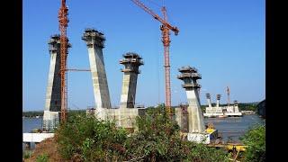 Zuari bridge 10 12 19 Verna, Cortalim, Agxi, Siridao, Bambolim, Panaji