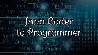 [Arabic] from Coder to Programmer #0- Intro - فكر كمبرمج - مقدمة