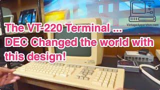 The DEC VT220 - Design excellence from 1984.