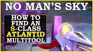 No Mans Sky How To Find S Class Atlantid Multitool Fast | Free S Class Multitool (Echoes Update)