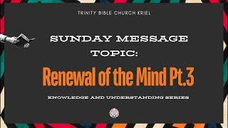 Snr. Ps. N Mposhomali | Renewal of the mind pt.3 | Sunday Service
