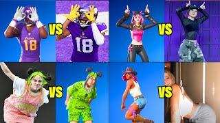 50 BEST FORTNITE ICON SERIES DANCES IN REAL LIFE!