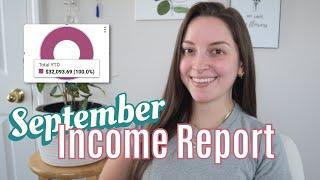 September 2023 Income Report | YouTube, Etsy, Credit Cards + Business Expenses