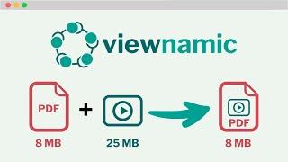 How to embed video in PDF without increasing the PDF file size - Explainer Video Viewnamic