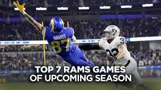 Top 7 Rams games to watch of upcoming NFL season | ABC7