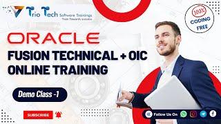 Oracle Fusion Cloud Technical + OIC Online Training | Oracle Integration Cloud Training Demo-1