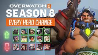 Overwatch 2 - EVERY HERO CHANGE for Season 8