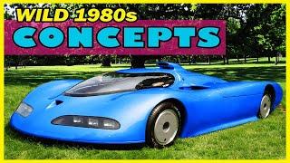 Top 10 Incredible 1980s Concept Cars You've Never Seen Before | Decades Of History