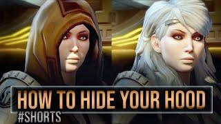 SWTOR: How to hide your hood | #shorts