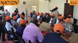 Raila Odinga holds meeting with ODM delegates from Kisii and Nyamira counties