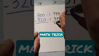 Math [Subtraction] Hack/ Easy & Satisfying