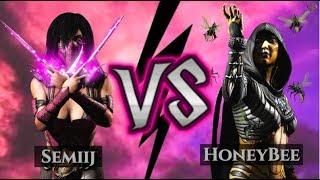 RIDICULOUSLY INTENSE SET! HoneyBee vs Semiij! GXG Tournament Match!