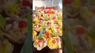 Exotic Fruits Salads #cooking #food #fruits #extremehappyfoodie