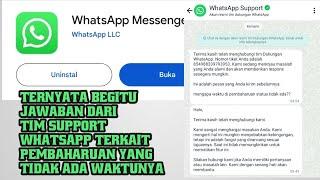 Jawaban Admin Terkait Tidak ada waktu atau tanggal  pada status WhatsApp