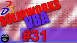 SOLIDWORKS VBA 31 ( Errors ) Tutorial