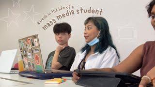 A week in the life of a mass media student!! | vlog