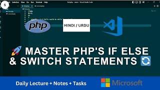 lect 5 |PHP If Else Statement Explained in Urdu/Hindi: Conditional Programming Tutorial
