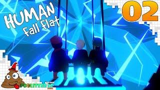 Human: Fall Flat #02 -  Zu dritt noch besser! | Lets Play Human Fall Flat deutsch german