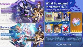 UPDATE! CLORINDE AND SIGEWINNE BANNERS, NEW ENDGAME CONTENT, DAINSLEIF QUEST IN 4.7 - Genshin Impact