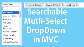 Asp.Net MVC - Searchable and Multi-select Drop DownList Using Chosen Plugin
