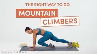 How to Do Mountain Climbers | The Right Way | Well+Good