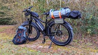 First Overnight E BikePacking Setup -  Long Range on a Himiway Cruiser