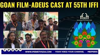 CAST OF GOAN KONKANI  FILM ADEUS AT 55TH IFFI FESTIVAL