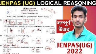 JENPAS UG 2022 Answer Key | Logical Reasoning for JENPAS UG 2022 in Bengali | Detailed Solutions