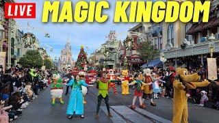  LIVE: All Day Magic Kingdom and Christmas Parade, rides, shows Sunday Walt Disney World 11/10/2024