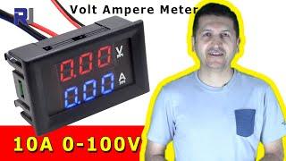 Complete Test/Review of 10A  0-100V LED DC Volt and Current Meter