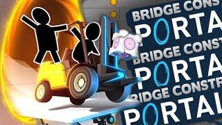 ЭПИЧНЫЕ ТРЮКИ И МОСТЫ В PORTAL BRIDGE CONSTRUCTOR