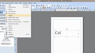 How to Apply an Accent to the Letter E in Microsoft Publisher : Microsoft Graphic Design Programs