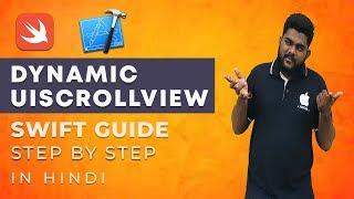 Swift 4 & Xcode 11 :- Dynamic ScrollView in iOS Hindi.